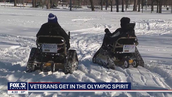 Chicago Park District gives veterans taste of the Winter Olympics