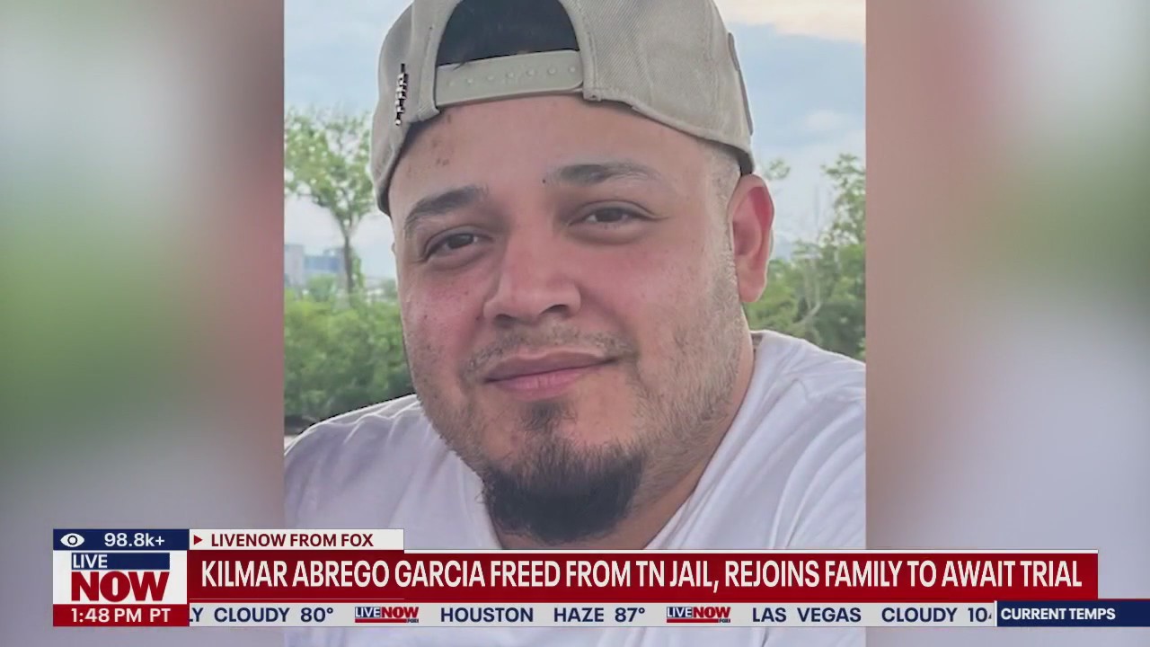 Kilmar Abrego Garcia released from Tennessee jail