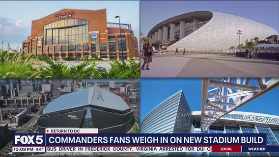 Commanders fans weigh in on new stadium build