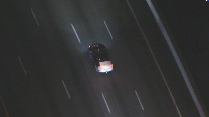 15-minute car chase across Los Angeles