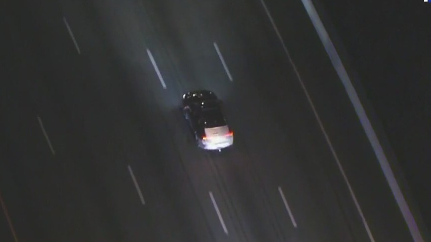 15-minute car chase across Los Angeles