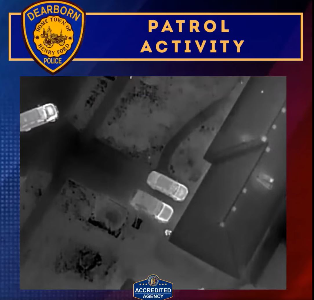 Dearborn police utilize drone in arrest of stolen car suspect | FOX 2 ...