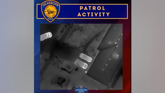 Dearborn police utilize drone in arrest of stolen car suspect