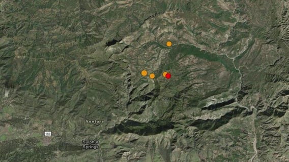 6 earthquakes detected in Ventura County