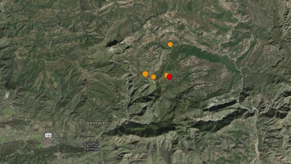 6 earthquakes detected in Ventura County