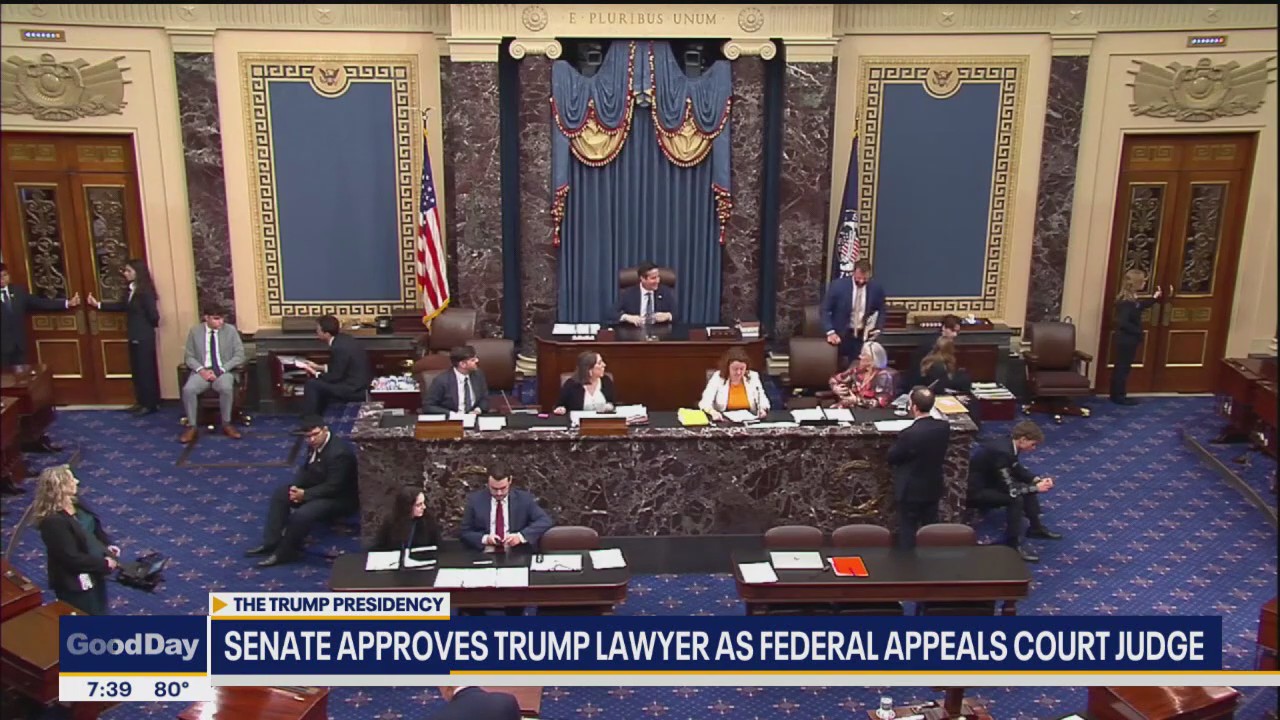 Senate approves Trump's lawyer as Federal Judge