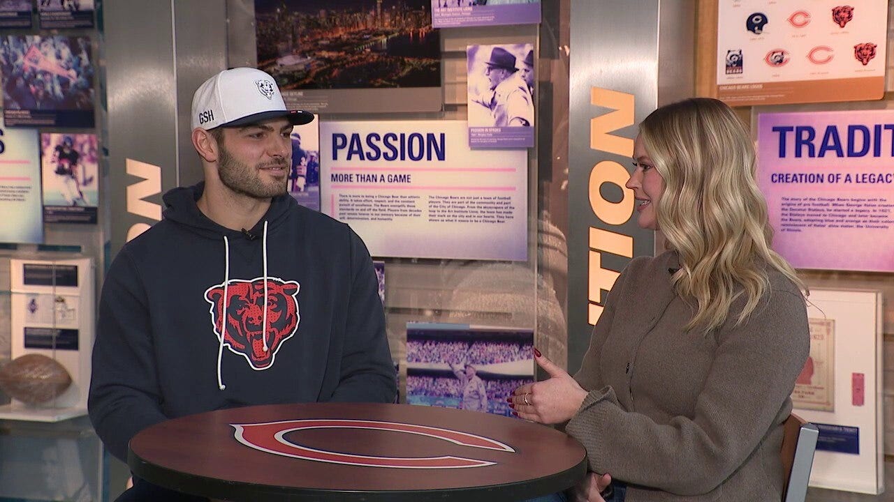 Cole Kmet talks being in the playoffs, and the road ahead, with Cassie