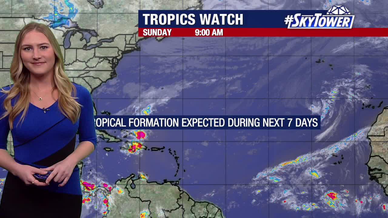 Quiet conditions in the tropics