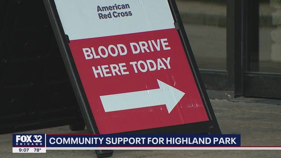 Highland Park blood drive fully booked in show of support after parade shooting