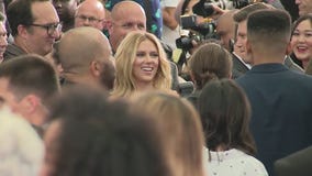 Avengers:Endgame 'purple' carpet premiere