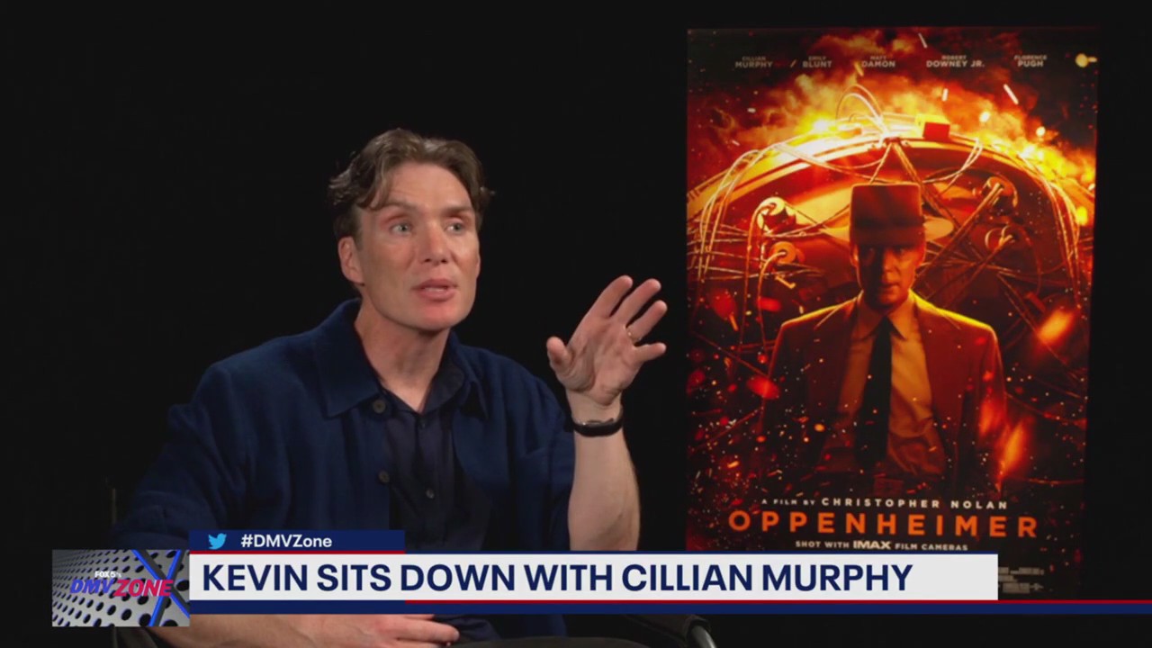 FOX 5's Kevin McCarthy sits down with Cillian Murphy of Oppenheimer