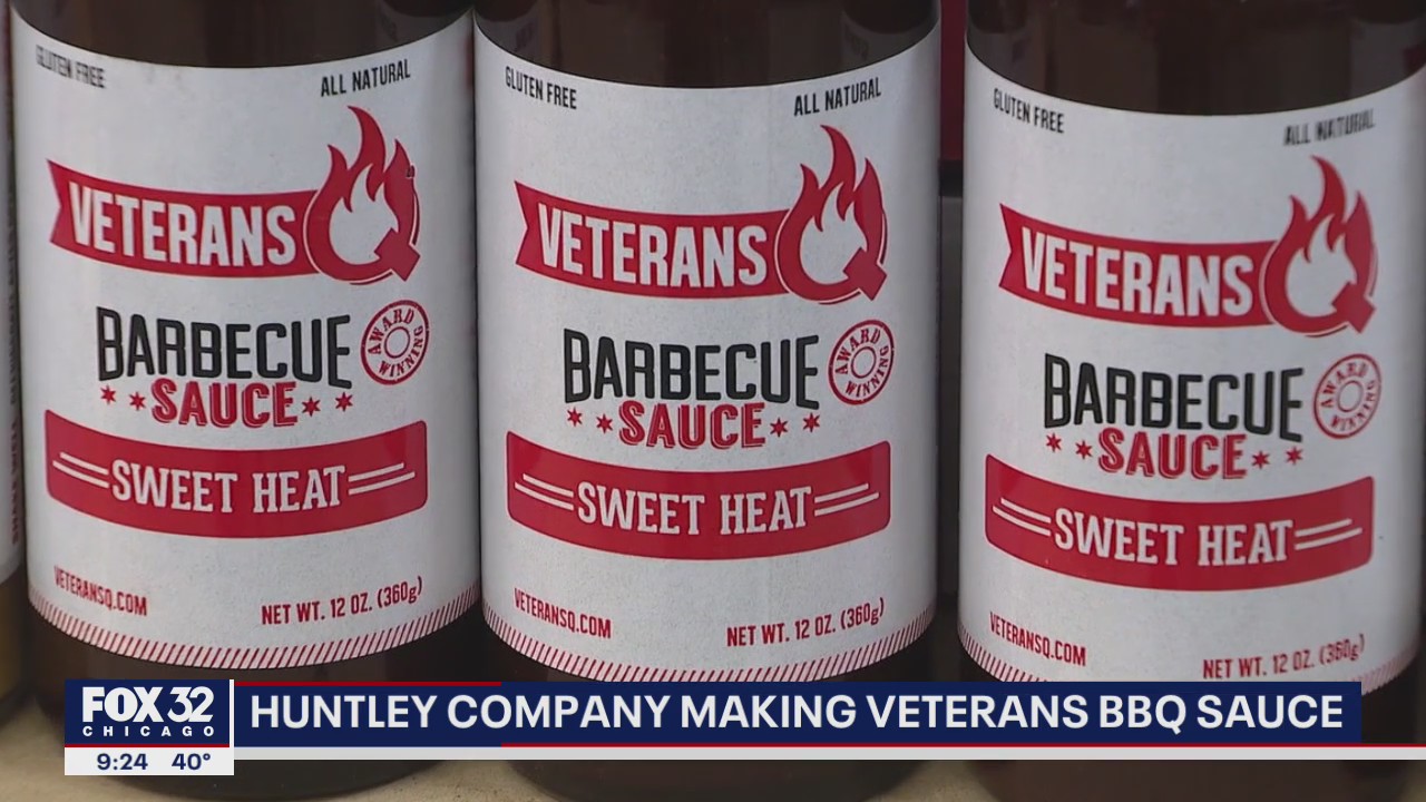 Huntley company making veterans BBQ sauce