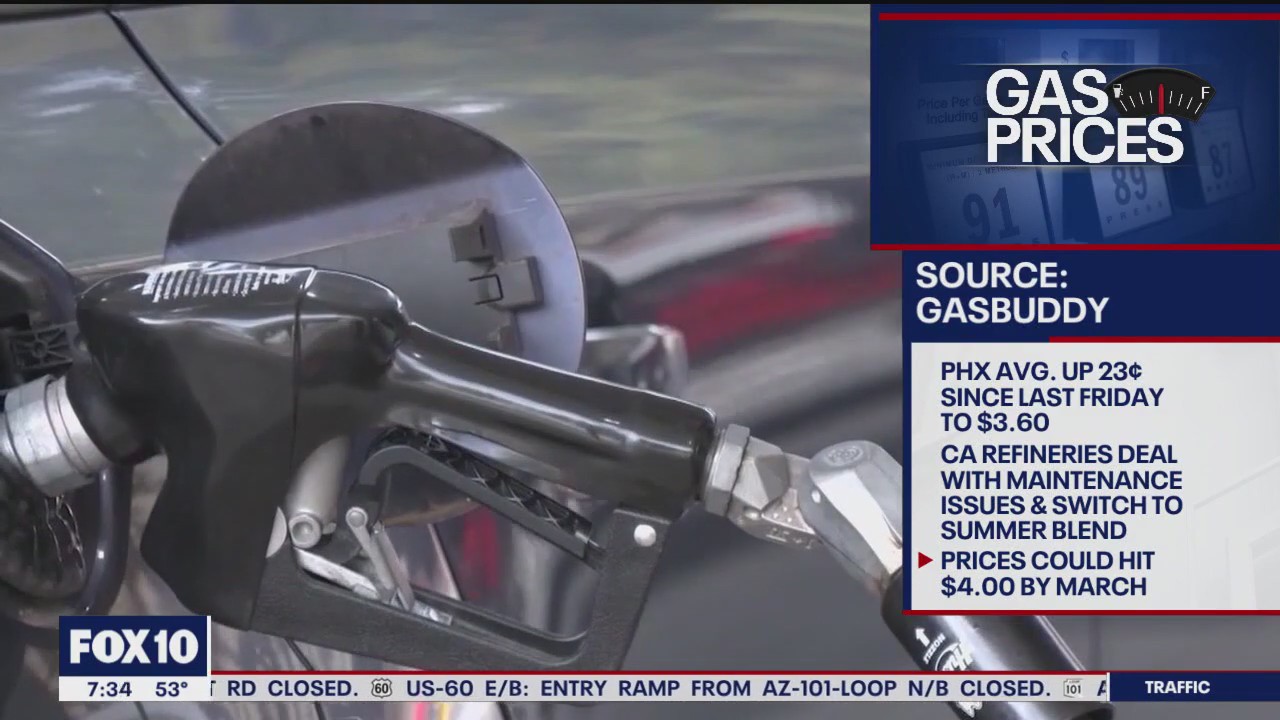 Gas prices are rising in Arizona