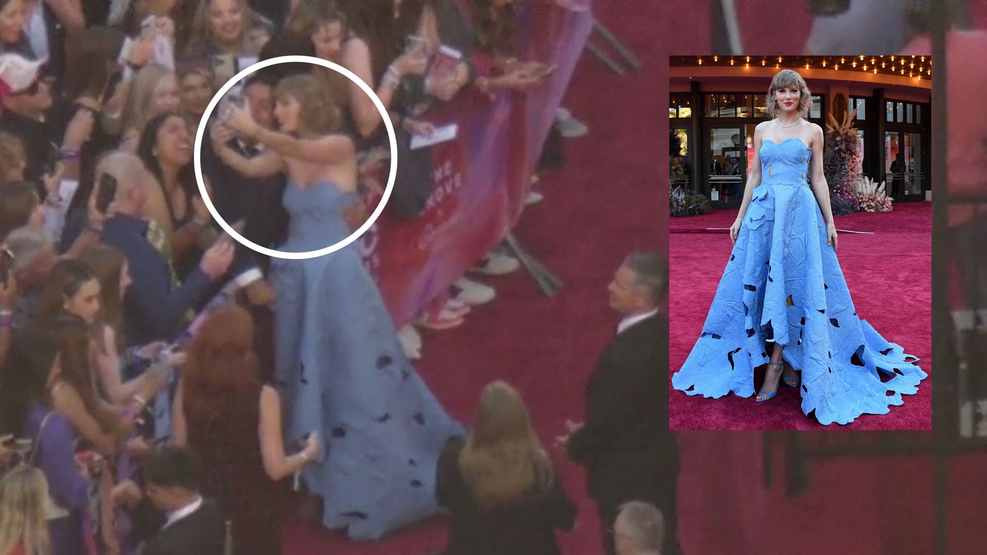 Taylor Swift greets fans at The Grove in LA