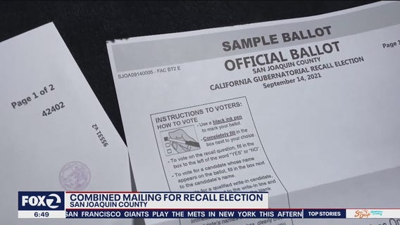 Voters confused by recall election ballots received in mail