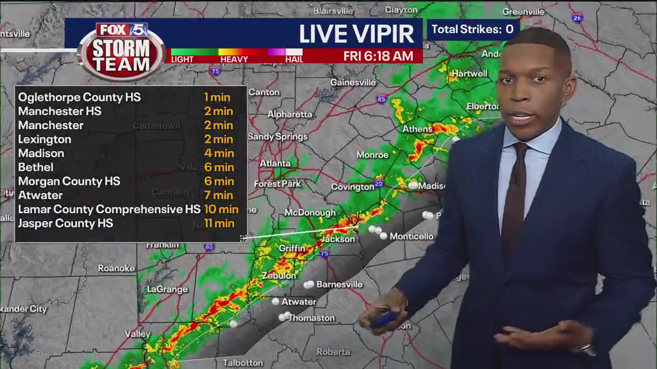 Friday morning weather forecast | FOX 5 Atlanta