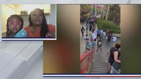 Families hid in fear amid violence at Knott's Berry Farm