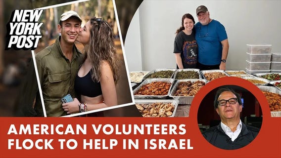 Americans volunteer to help in Israel