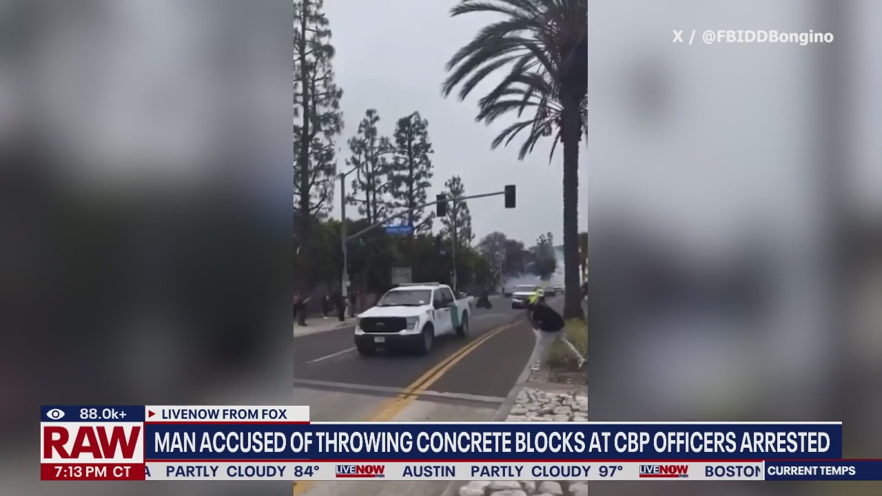 FBI arrests CA man who allegedly threw rocks at officers