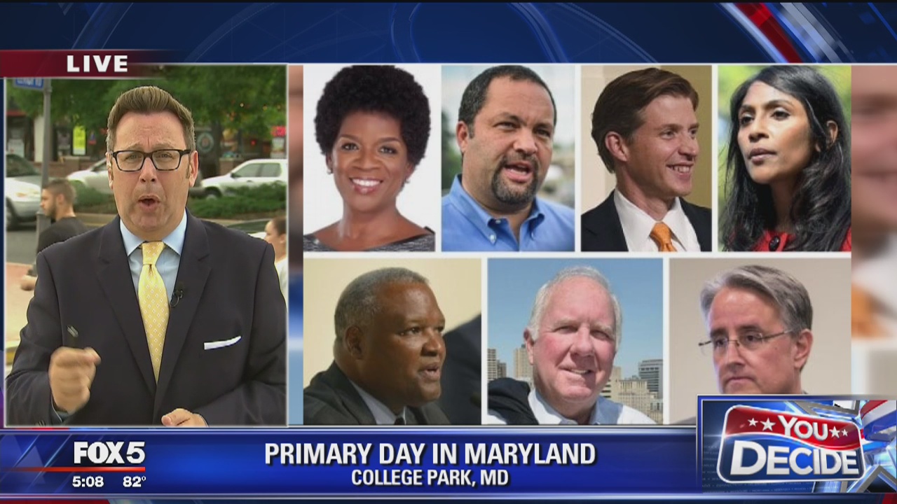 Maryland Democrats to decide in Tuesday primary elections who will go up against GOP Gov. Hogan