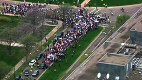 May Day rally protests Trump, Musk at Minnesota Capitol [RAW]