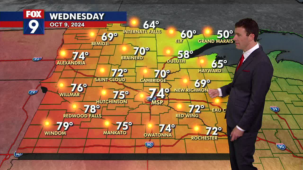 MN weather: Beautiful day on Wednesday | FOX 9 Minneapolis-St. Paul