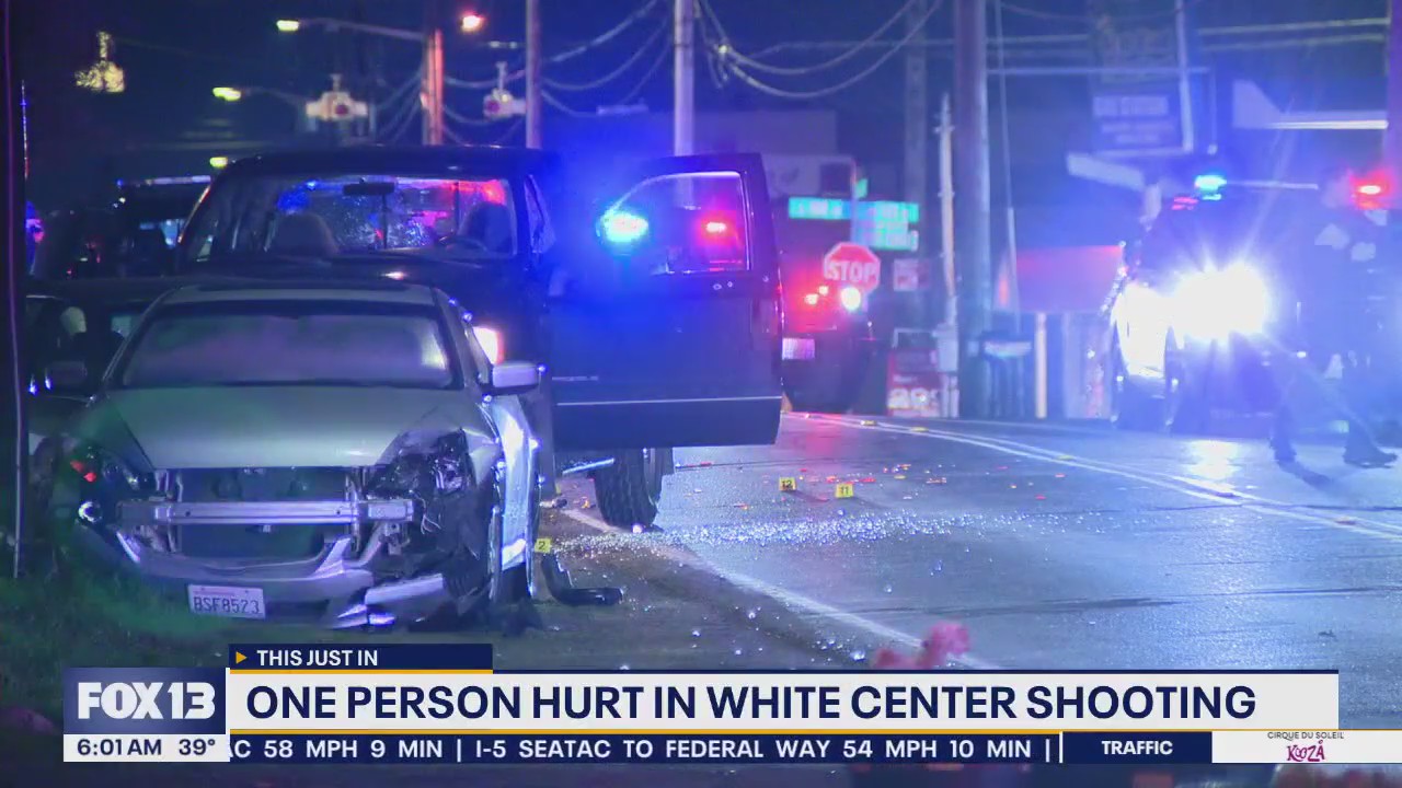 1 hurt in White Center shooting | FOX 13 Seattle