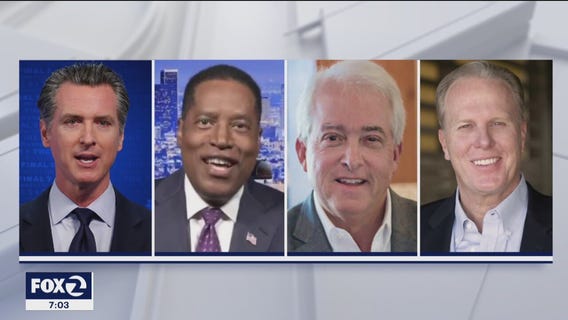 California recall candidates make one last push for votes