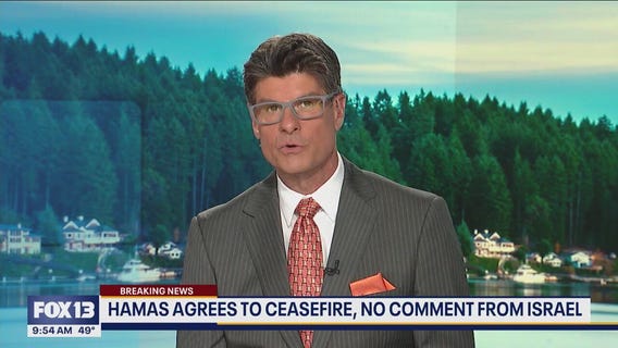 Hamas agrees to ceasefire, no comment from Israel