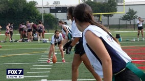 Dallas Cowboys & AISD girls flag football tourney