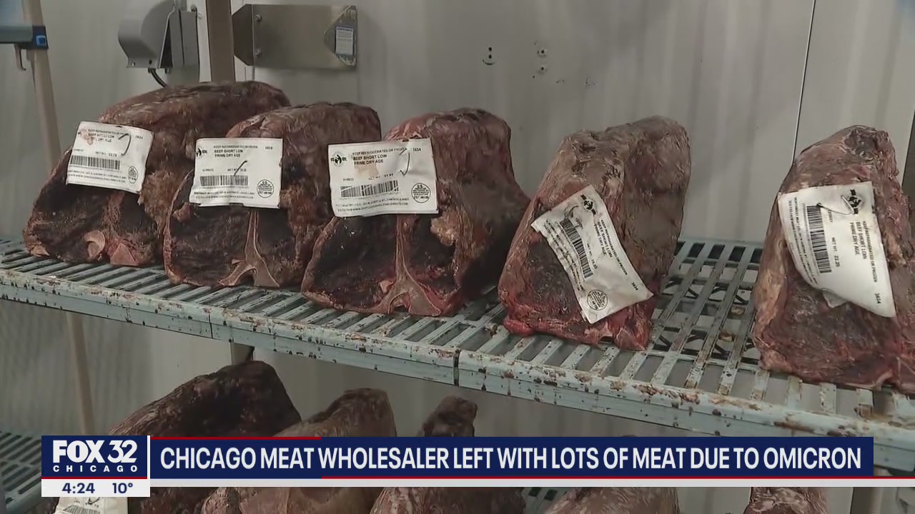 Chicago wholesaler left with lots of meat due to omicron
