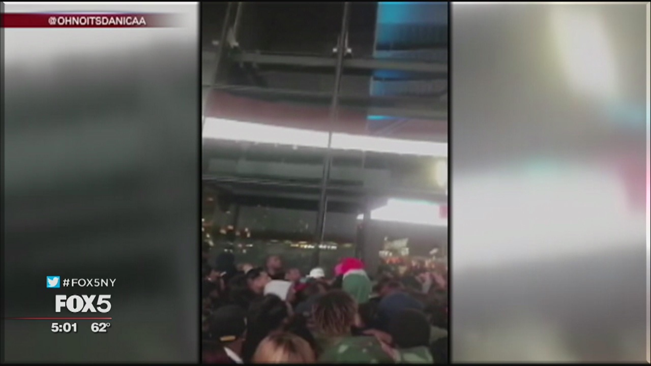 Chaos outside show at Barclays Center