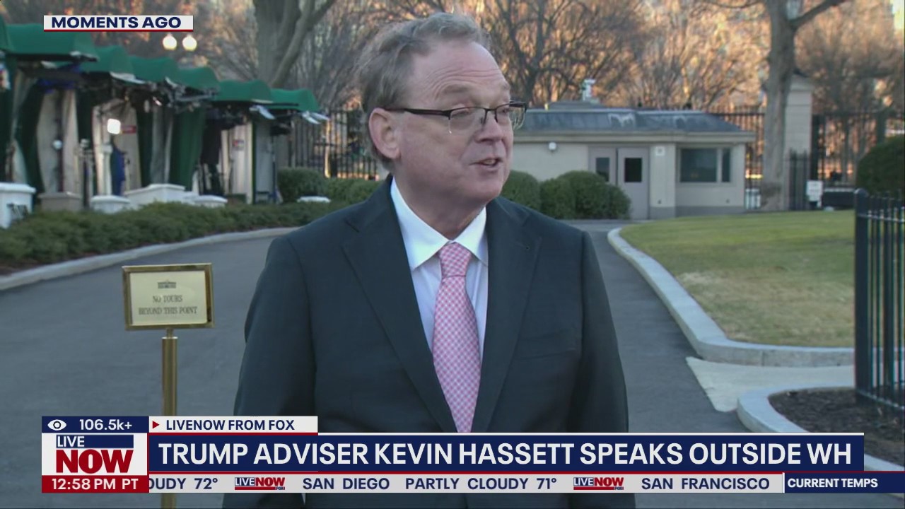 Trump's potential Fed Chair pick speaks outside White House