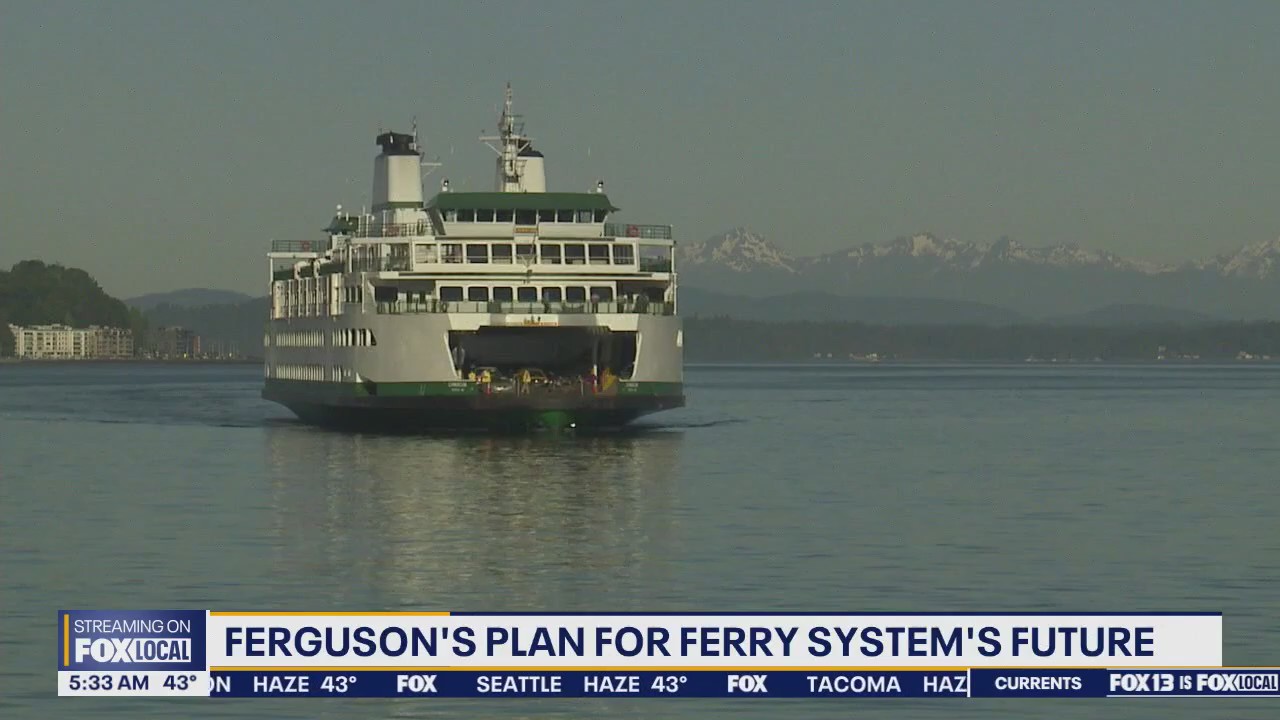 WA Gov. Ferguson expected to announce plan for future of state's ferries