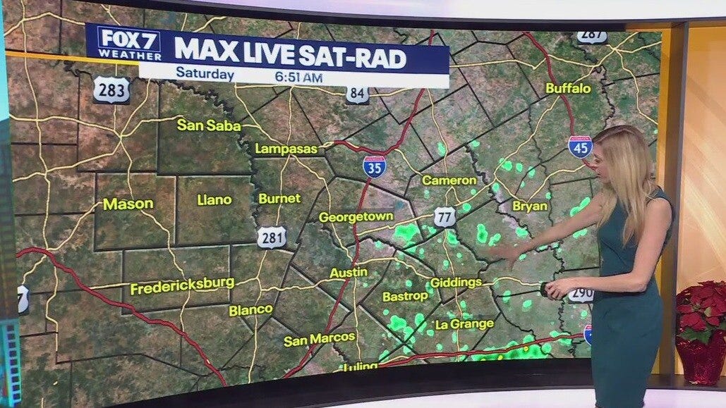 Austin weather: Saturday, Dec. 13 morning forecast