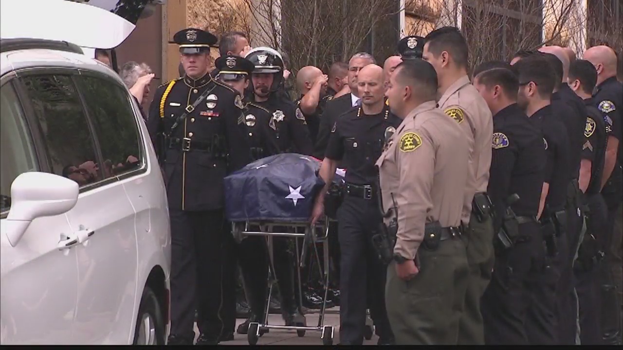 Fallen Whittier Officer Procession