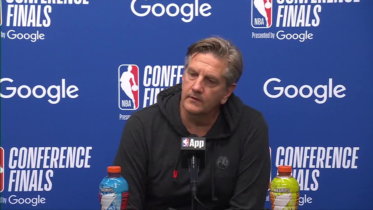 Chris Finch: 'We're going to go home and fight for Game 3' [RAW]