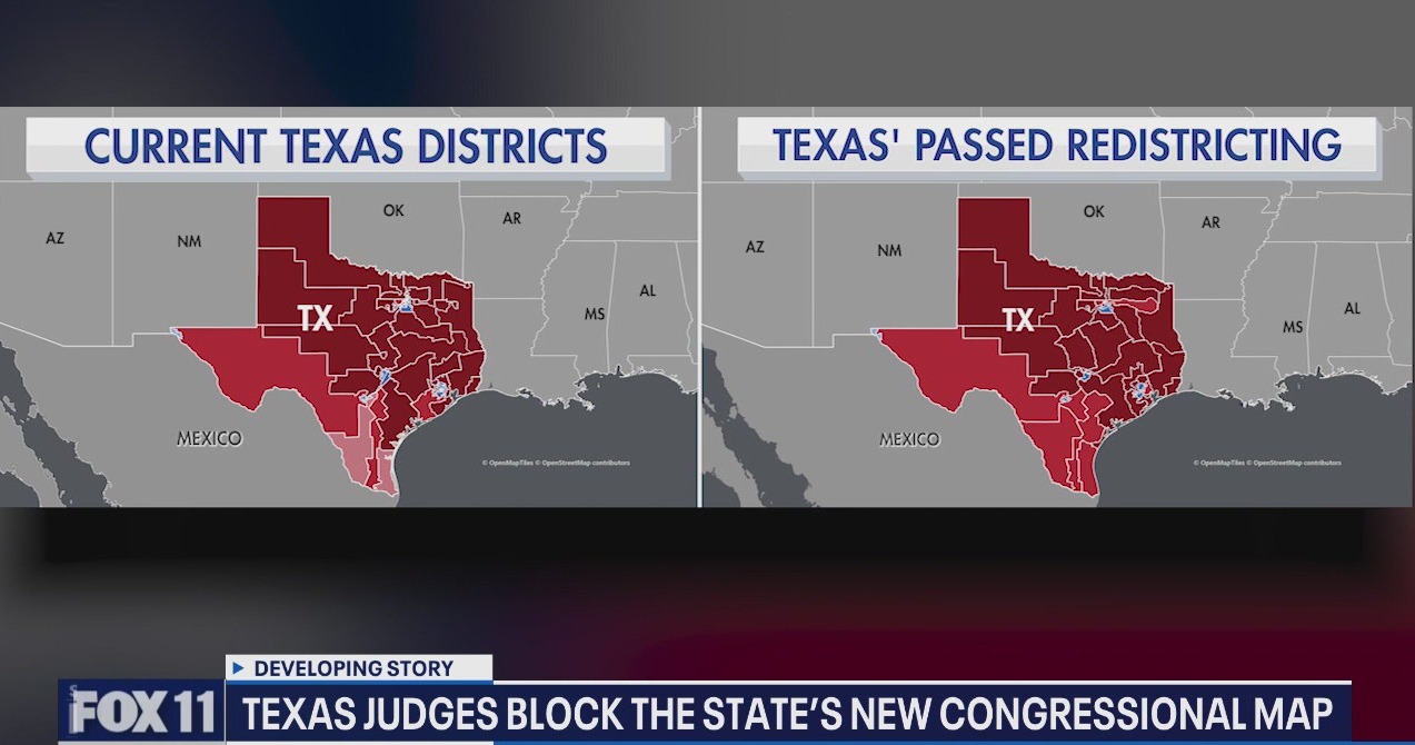 Texas' new congressional map blocked by court