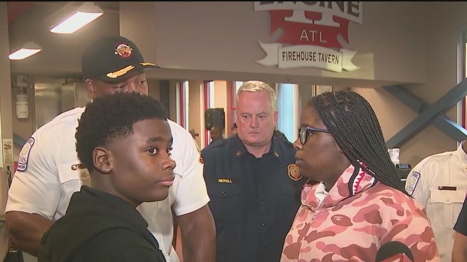 Teens rescued from elevator thank firefighters