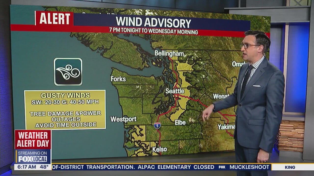 Rain and wind expected to pick up again Tuesday evening