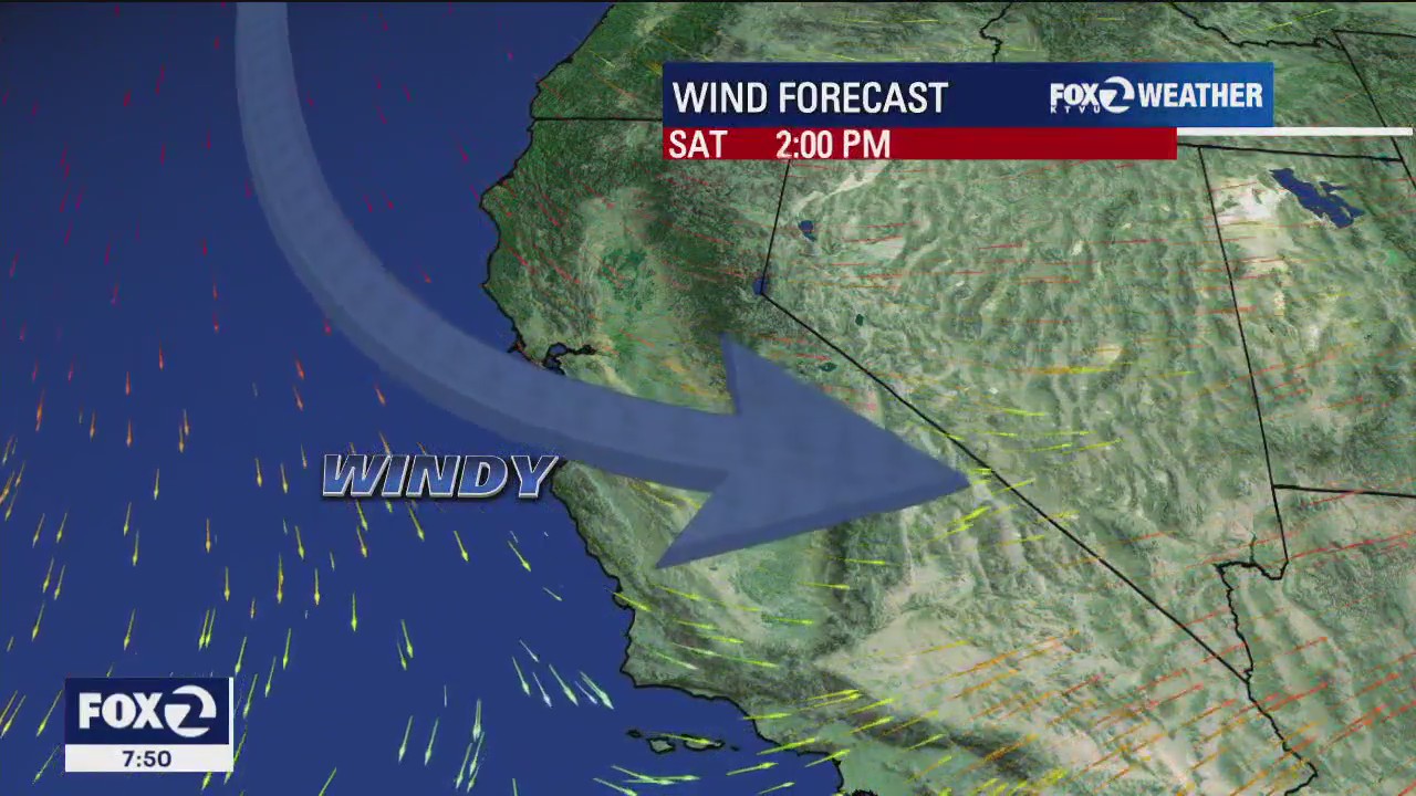 Windy weather leads to advisory and fire weather watch in parts of Bay Area