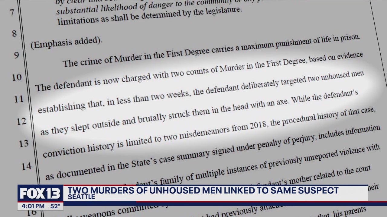 Suspected ax murderer linked to 2 victims