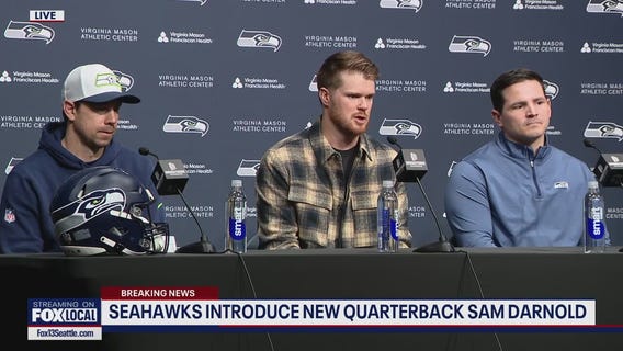 Seattle Seahawks introduce new QB Sam Darnold