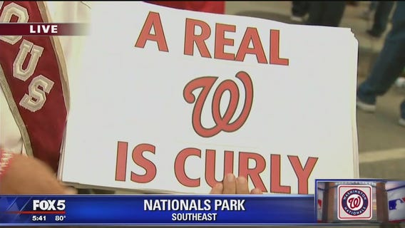 Captain Obvious among the Nationals fans ready for NLDS Game 1