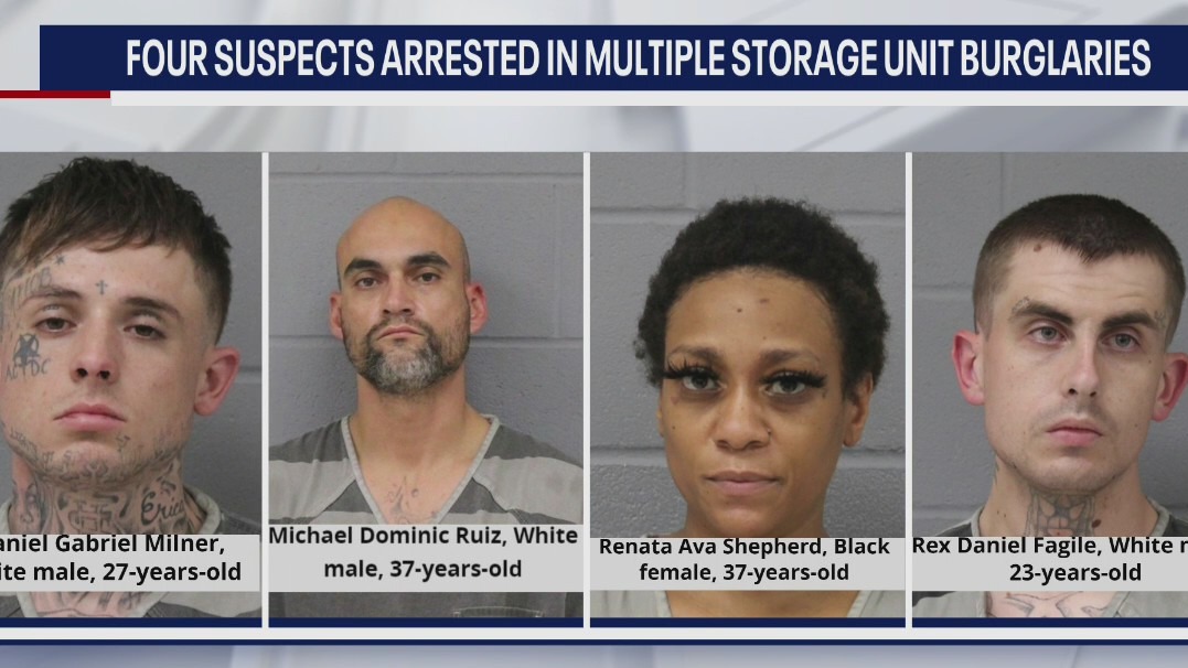 4 arrested after string of storage unit burglaries across Austin | FOX ...