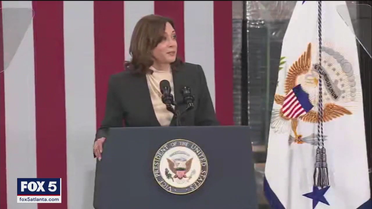 Vice President Harris tours solar panel plant