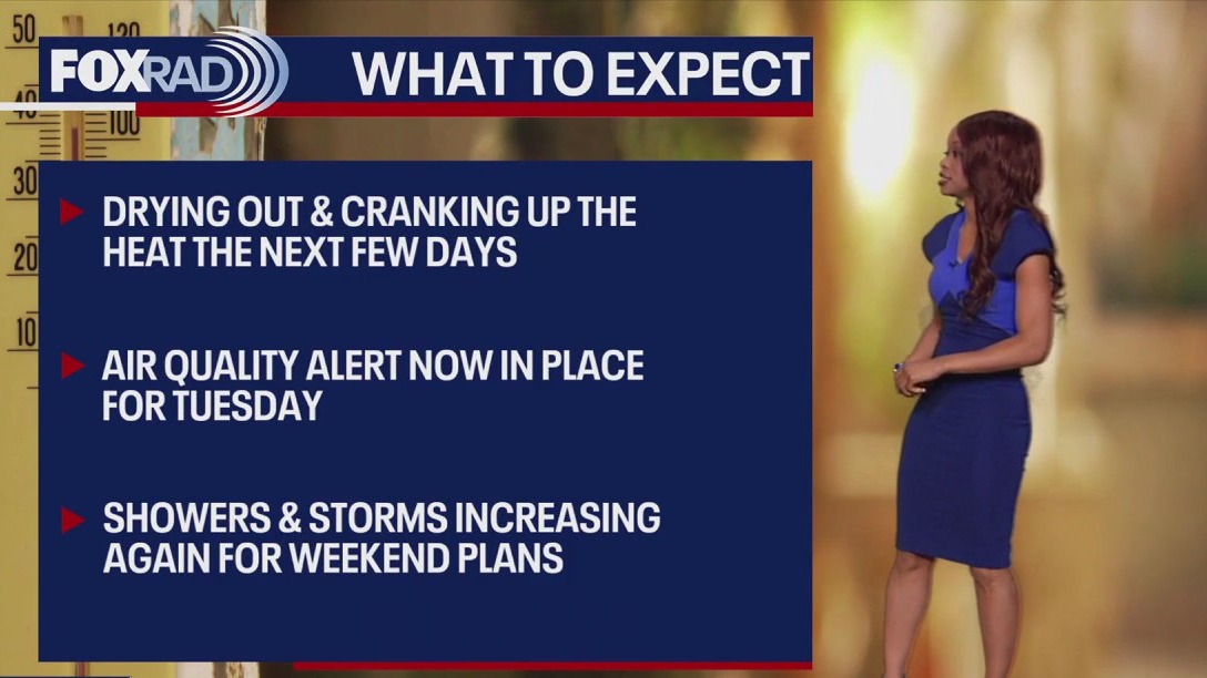 Houston weather: Hot, humid day ahead for Tuesday