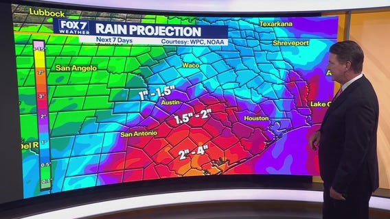 Austin weather: Rainy day expected