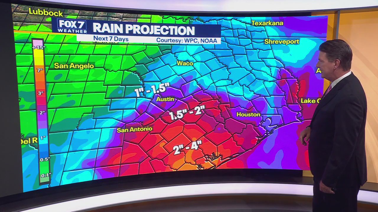 Austin weather: Rainy day expected
