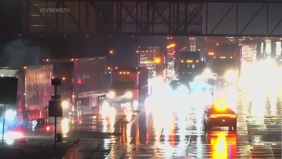Grapevine 5 Freeway shutdown costing truck drivers money amid winter storm